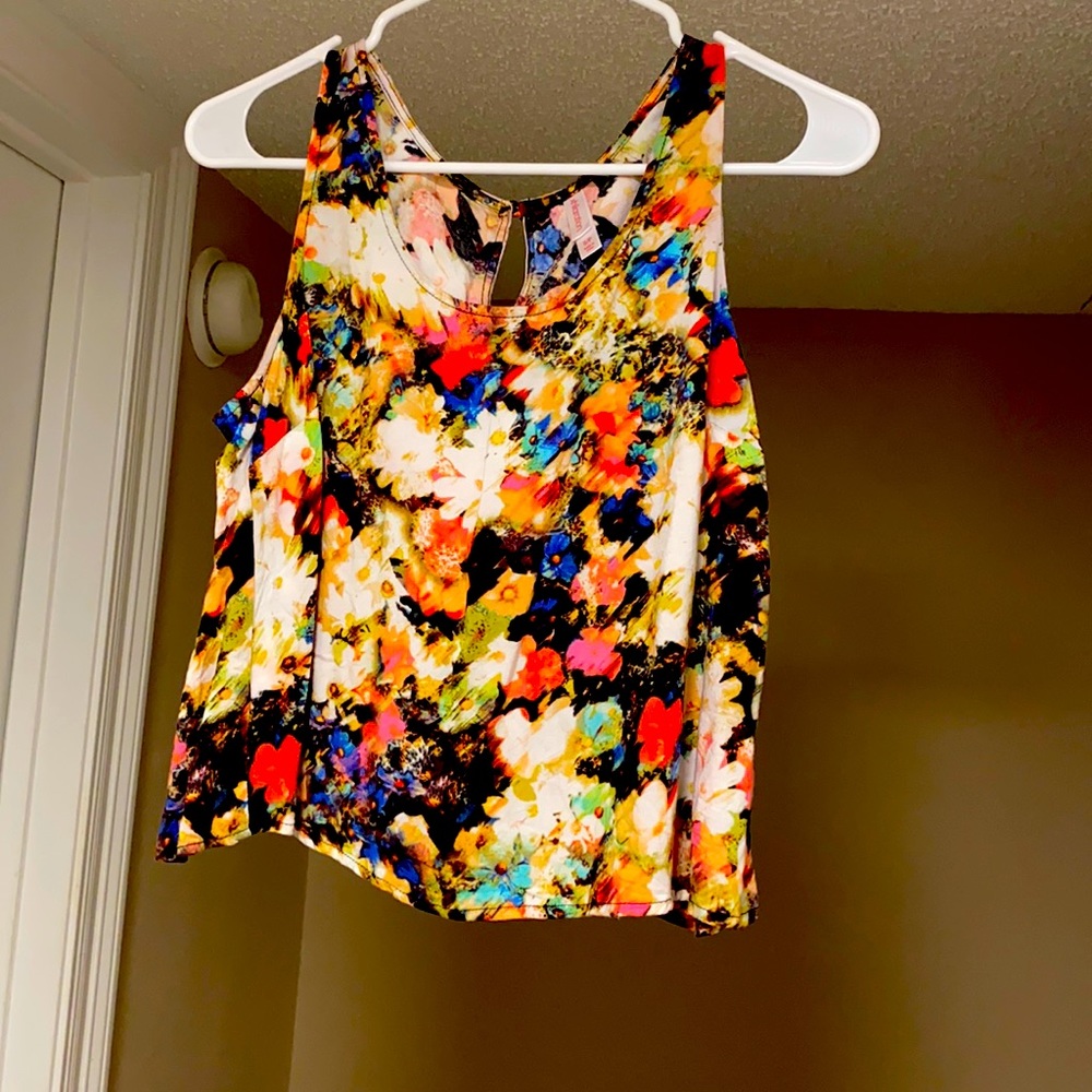 Floral Sleeveless top